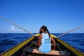 Traditional fishing in Jamaica Royalty Free Stock Photo